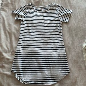 Striped t-shirt dress